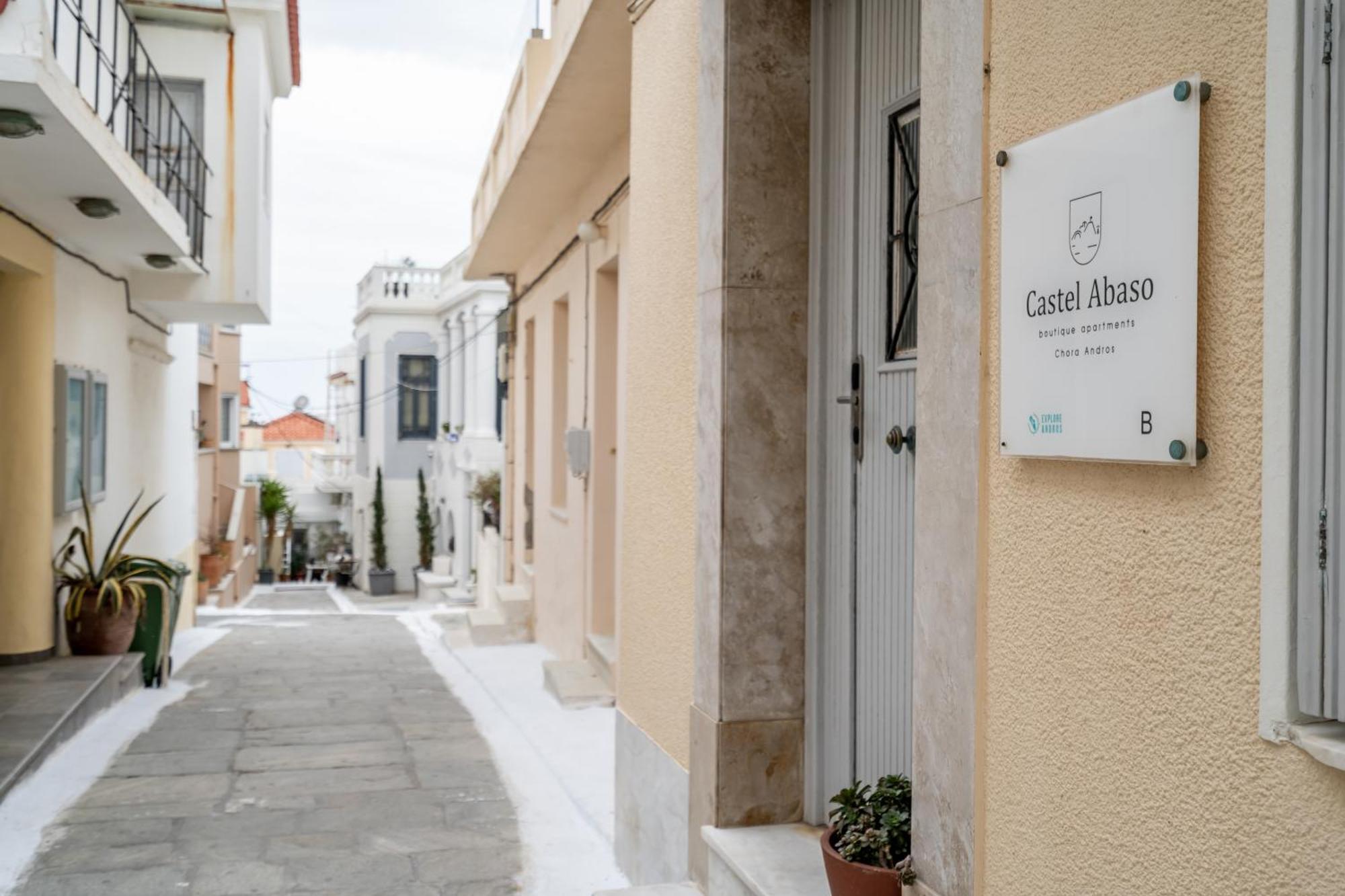 Castel Abaso Boutique Apartments By Explore Andros Exterior photo